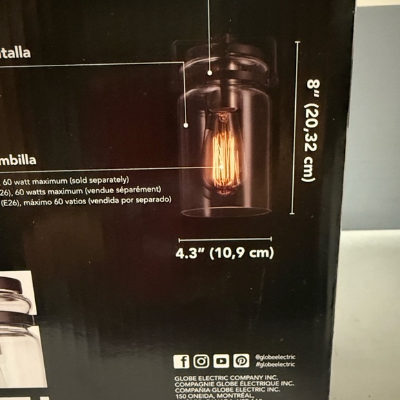 Black Pendant Light Fixture - Picture 11 of 14